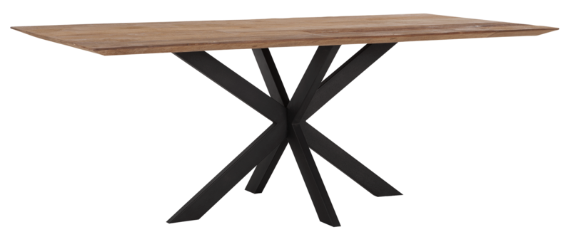 Eettafel Curves 210 DTP - rechthoekig