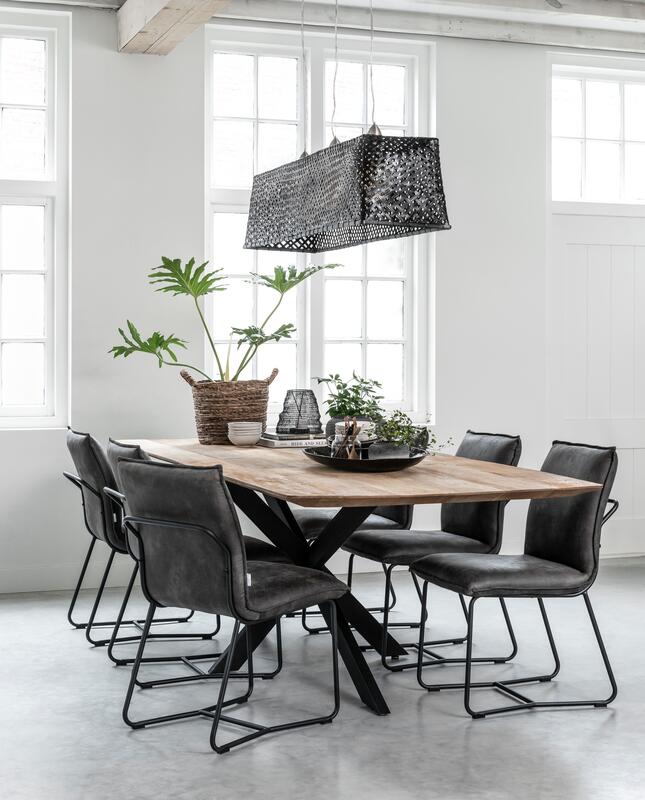 Eettafel Curves DTP - rechthoekig