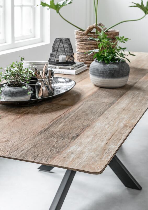 Eettafel Curves 210 DTP - rechthoekig