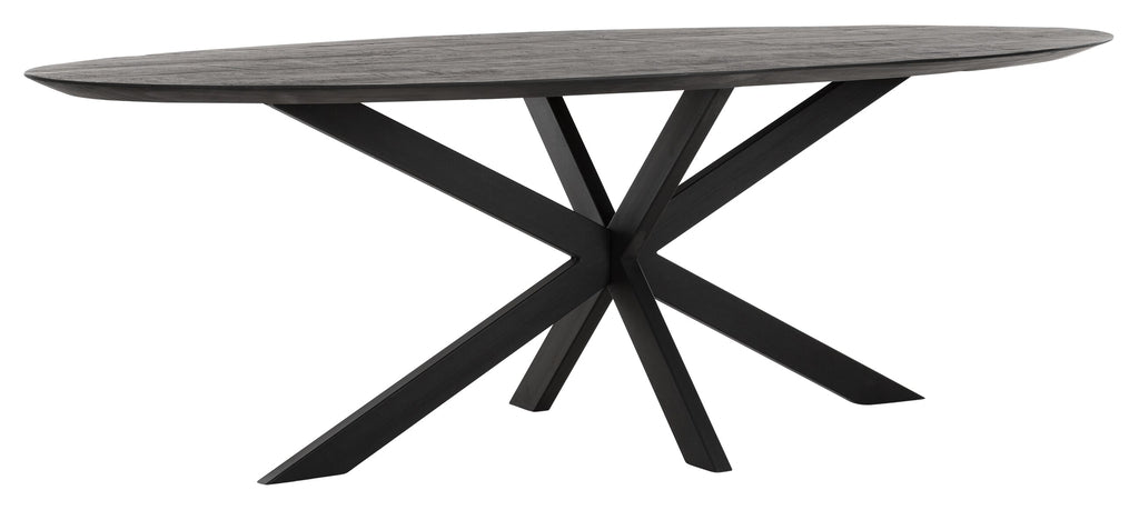 Eettafel Timeless 240 DTP - ovaal zwart