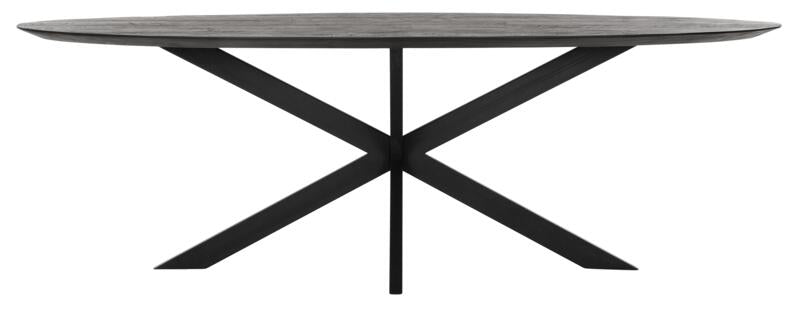 Eettafel Timeless 240 DTP - ovaal zwart