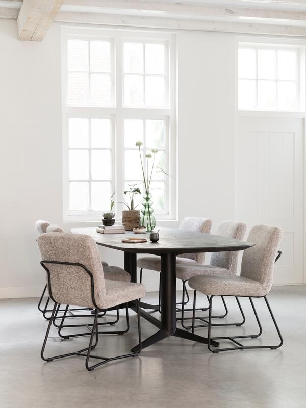 Eettafel Soho zwart 260 - DTP