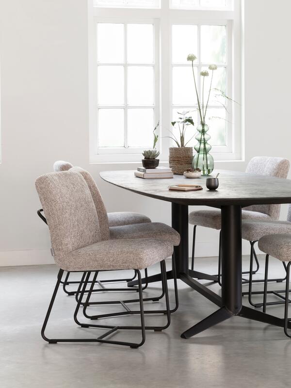Eettafel Soho zwart 260 - DTP