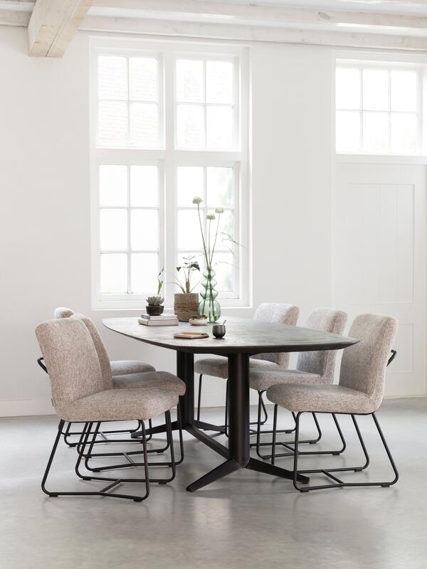 Eettafel Soho zwart 260 - DTP