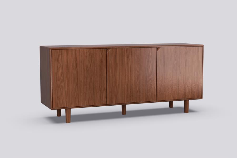 Dressoir Sento 3-deurs eik (4 kleuren) - THS