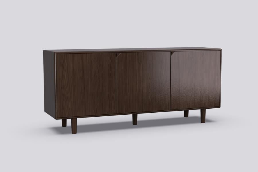 Dressoir Sento 3-deurs eik (4 kleuren) - THS