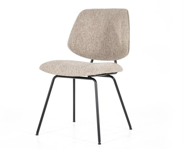Stoel Lynn: roze, beige of grijs - ELEO
