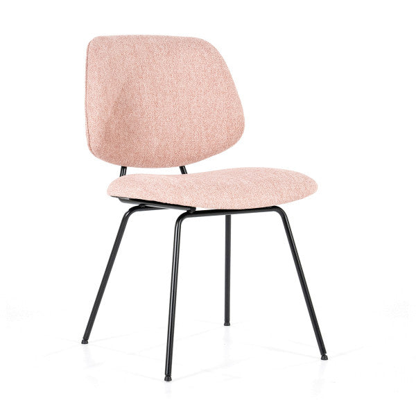 Stoel Lynn: roze, beige of grijs - ELEO