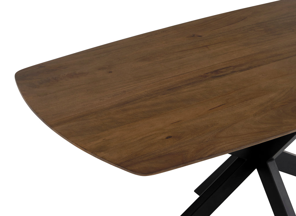 Eettafel Deens ovaal 160, mango walnoot - NW
