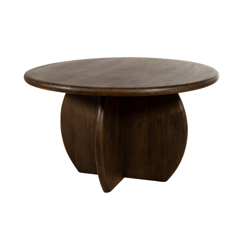 Eettafel Belly 130, mango walnoot - NW
