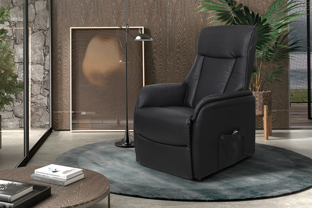 Relaxfauteuil Miami elektrisch - zwart RS