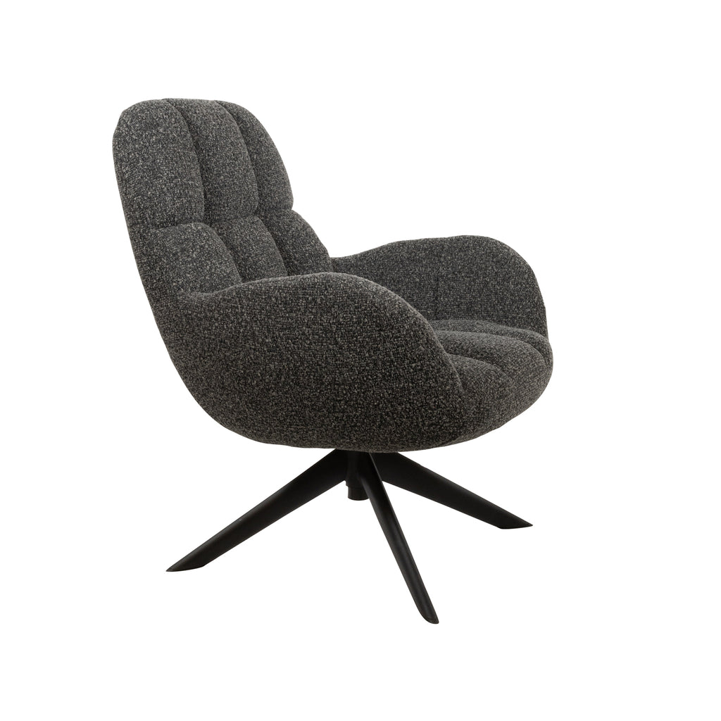 Armstoel Elvis roterend 360 - Antraciet BNO