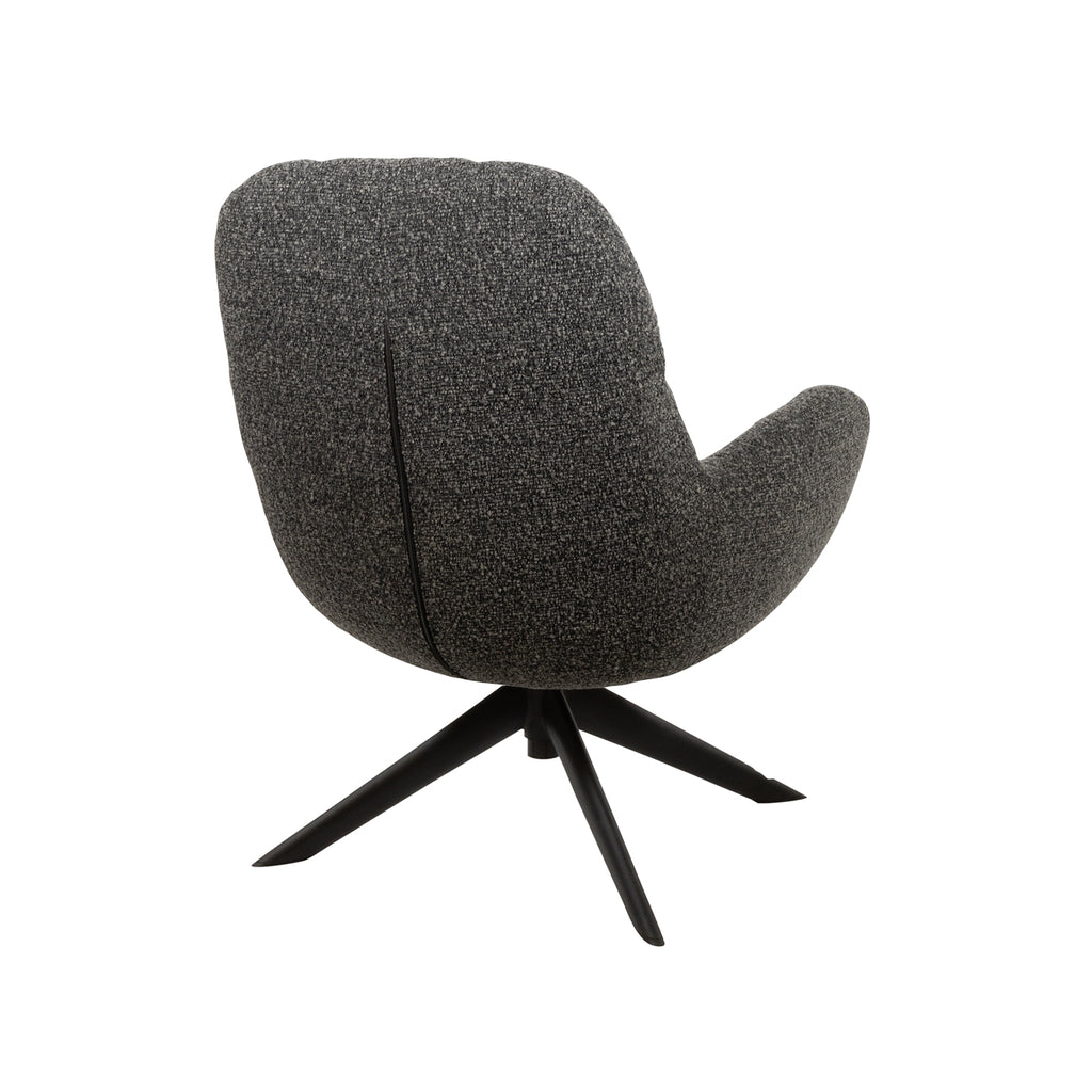 Armstoel Elvis roterend 360 - Antraciet BNO
