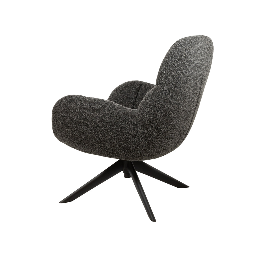 Armstoel Elvis roterend 360 - Antraciet BNO