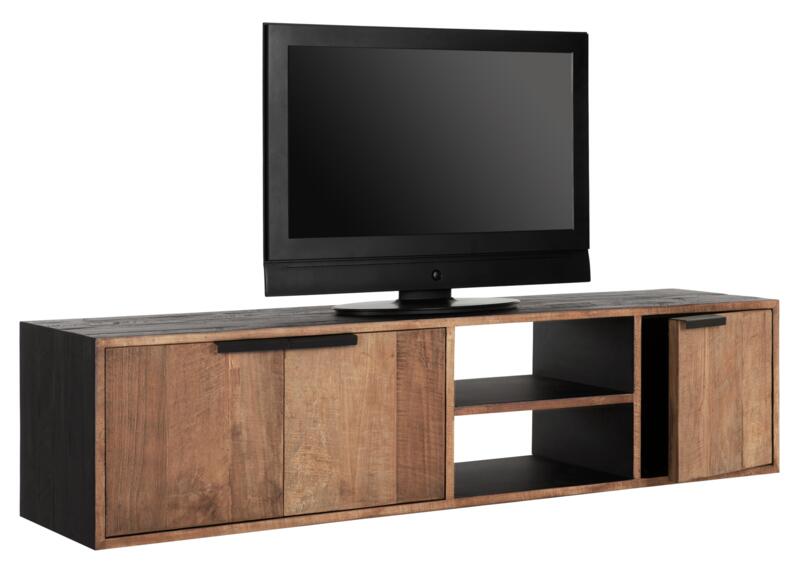 TV kast Cosmo hangend M, 3 deuren, 2 open rekken - DTP