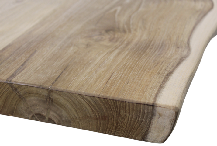 Boomstamblad RH - 50x40x5 - Naturel - Teak HSM