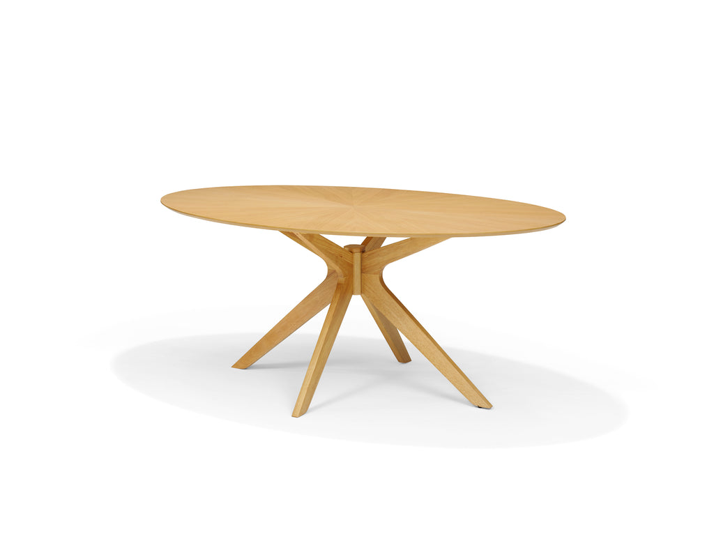 Eetkamertafel Julia 200 ovaal eik  naturel - RVD