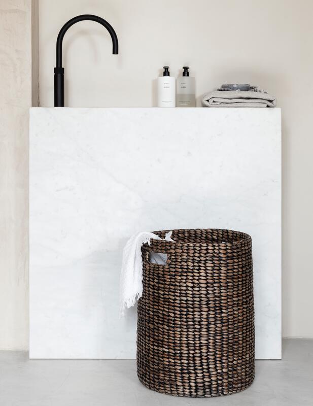 Wasmand Bora Bora  zwart - DTP