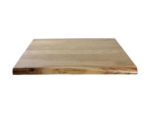 Live edge tafelblad - 80x80x4 - Waturel - Acaciahout HSM
