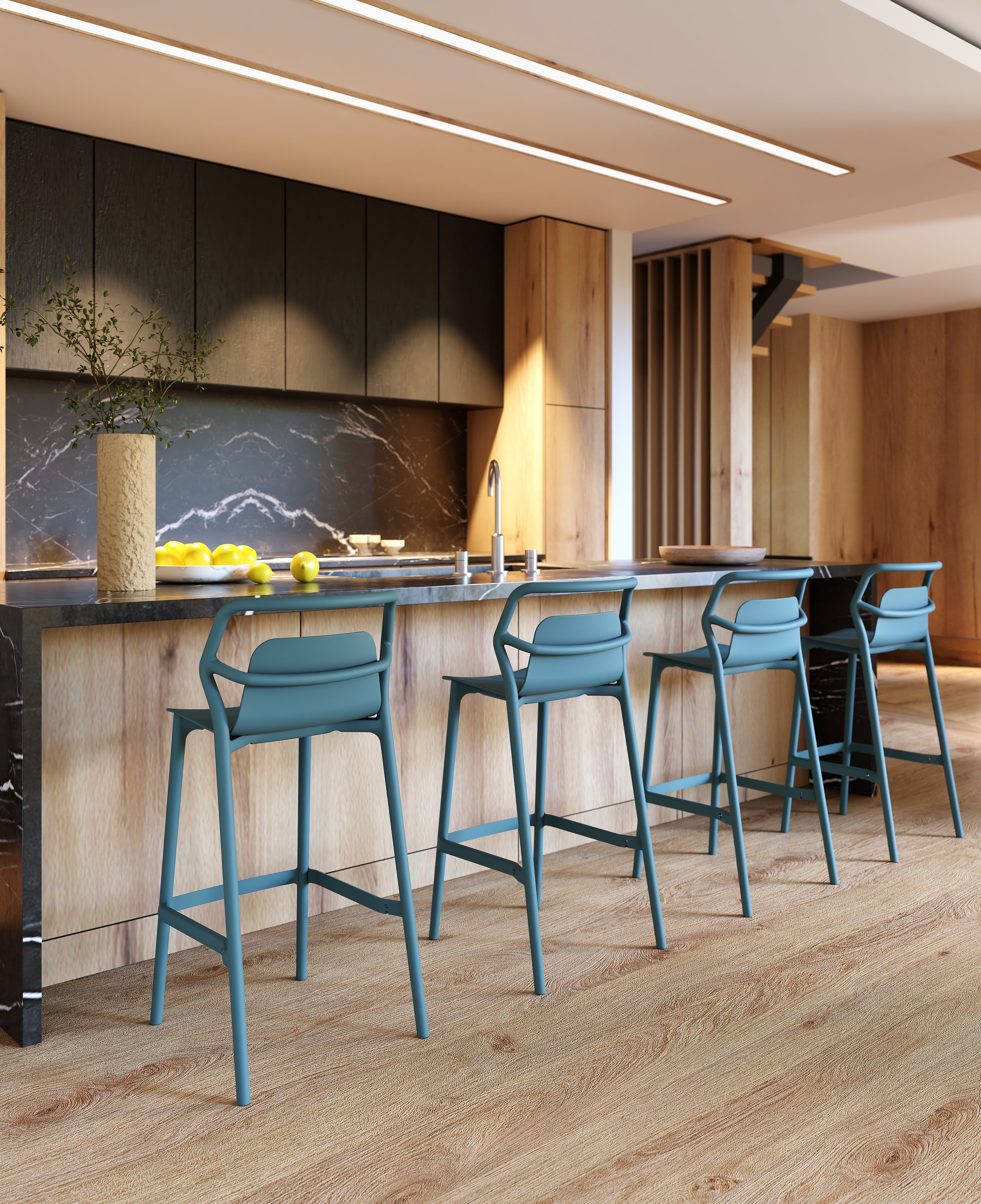 Outdoor barstoel Mia techno polymeer - LV