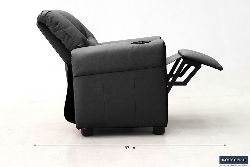 Mini-Relax 'Renée' PU Noir RS