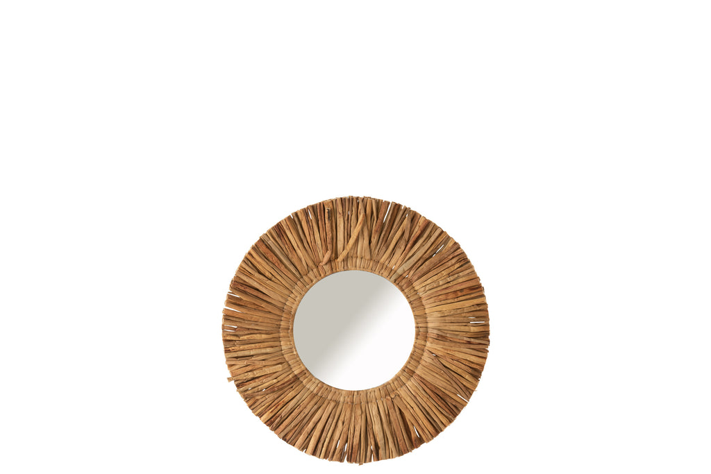 Spiegel Maurice rond waterhyacint S - J-LINE