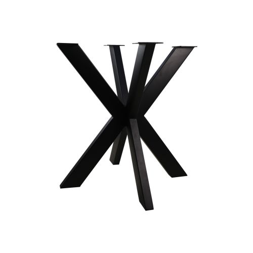 Onderstel Oakland - 3D-model - 70x70 cm - zwart gepoedercoat ijzer