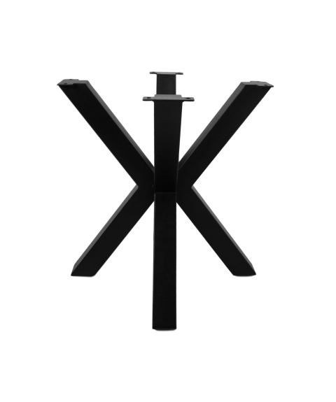 Onderstel Oakland Outdoor 3D-model - 80x80x72 - Zwart gepoedercoat - Metaal