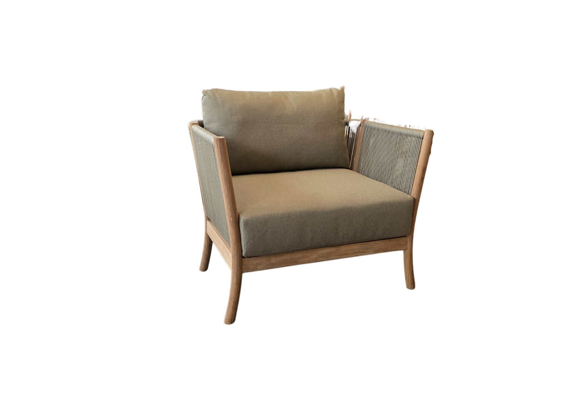 Outdoor lounge set Yuki teak/rope - PRN