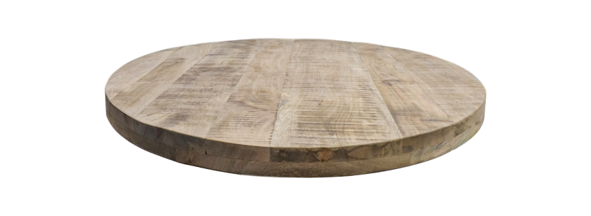Tafelblad Portland ovaal - 240x120x5 - Naturel - Mango HSM
