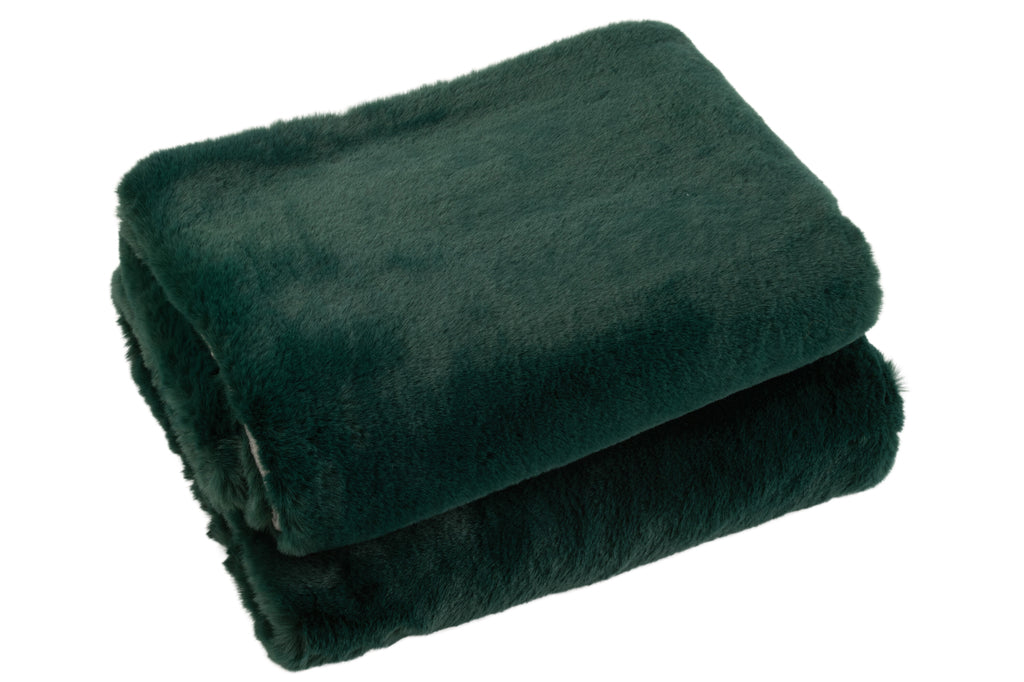 plaid polyester donkergroen - J-LINE