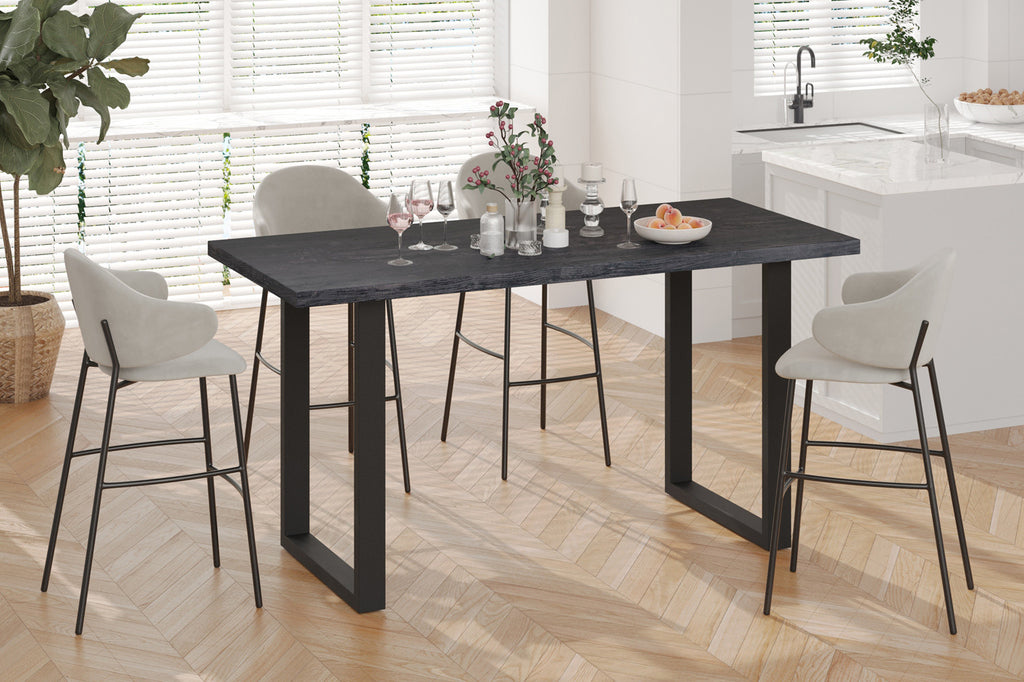 PROMO - Countertafel 'Alexander' 180 mango donkerbruin RS