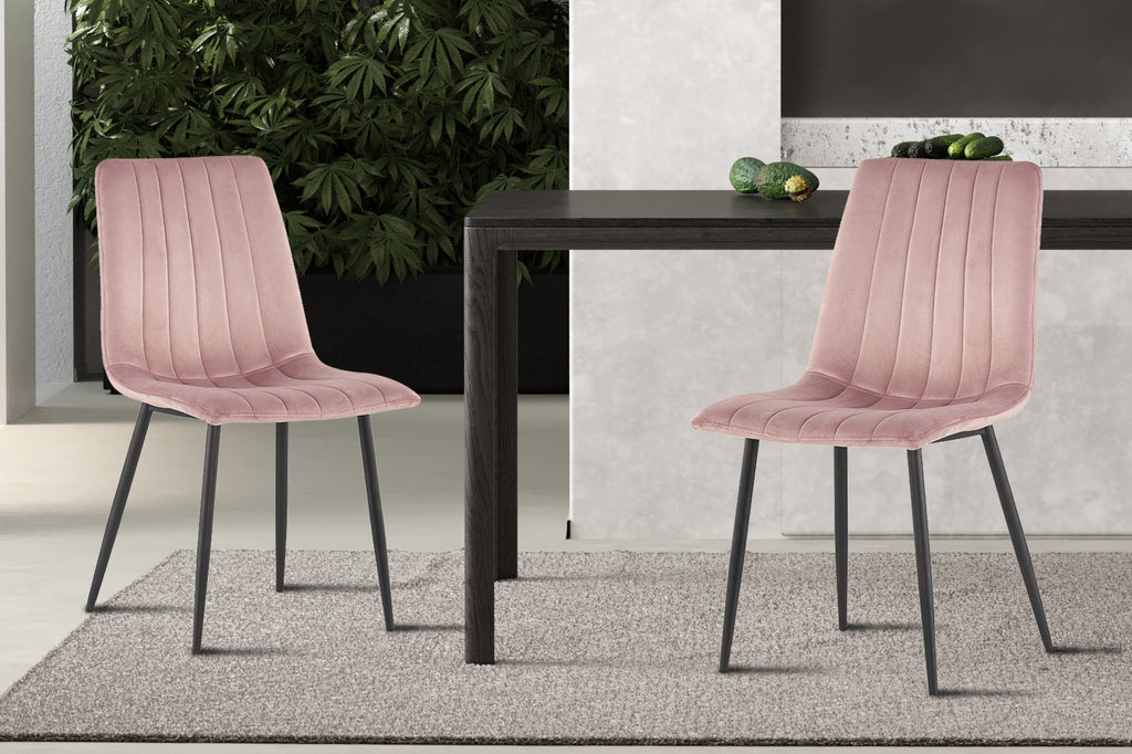 Stoel 'Willis' Velvet Pink RS