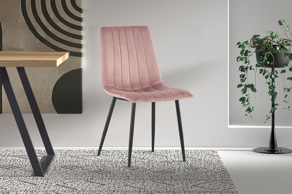 Stoel 'Willis' Velvet Pink RS