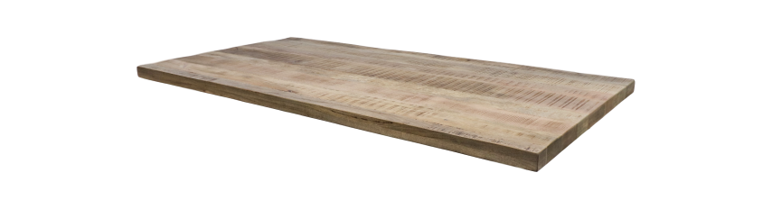 Tafelblad Portland - 240x100x2,5+2,5 - Naturel - Mango HSM