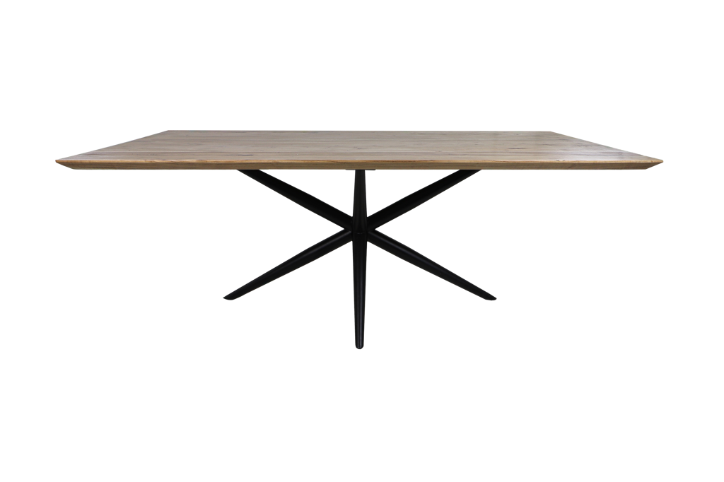 Rechthoekig tafelblad Zurich - 240x100x3,8 - Naturel - Acaciahout - HSM