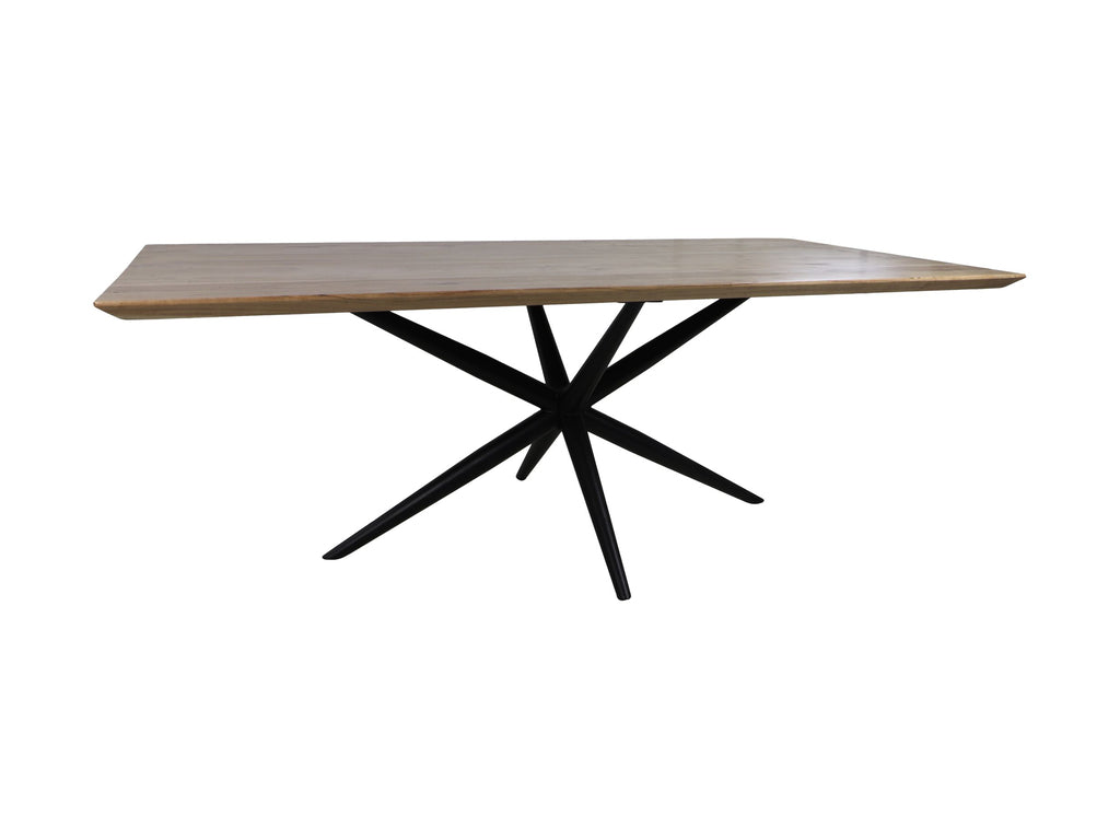 Rechthoekig tafelblad Zurich - 240x100x3,8 - Naturel - Acaciahout - HSM