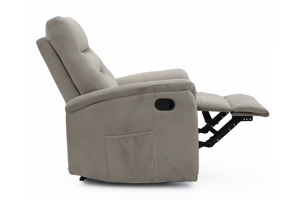 Relaxfauteuil 'Breda' stof taupe RS