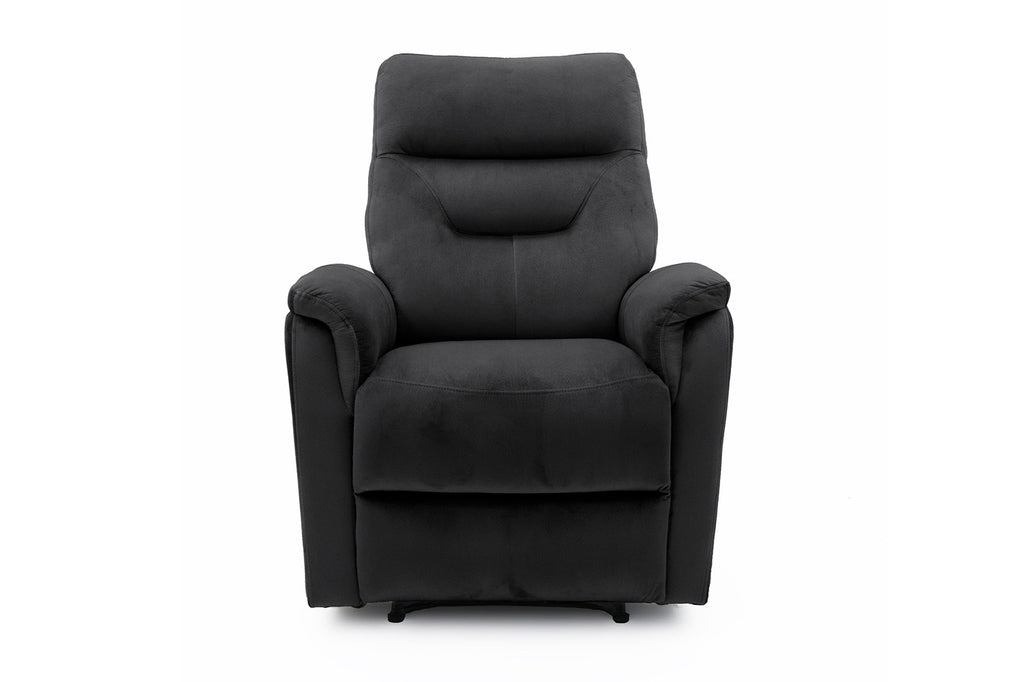 Relaxfauteuil 'Breda' stof zwart RS