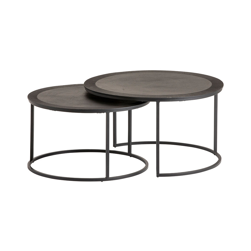 Salontafel Salento , S/2 zwart antique - NW