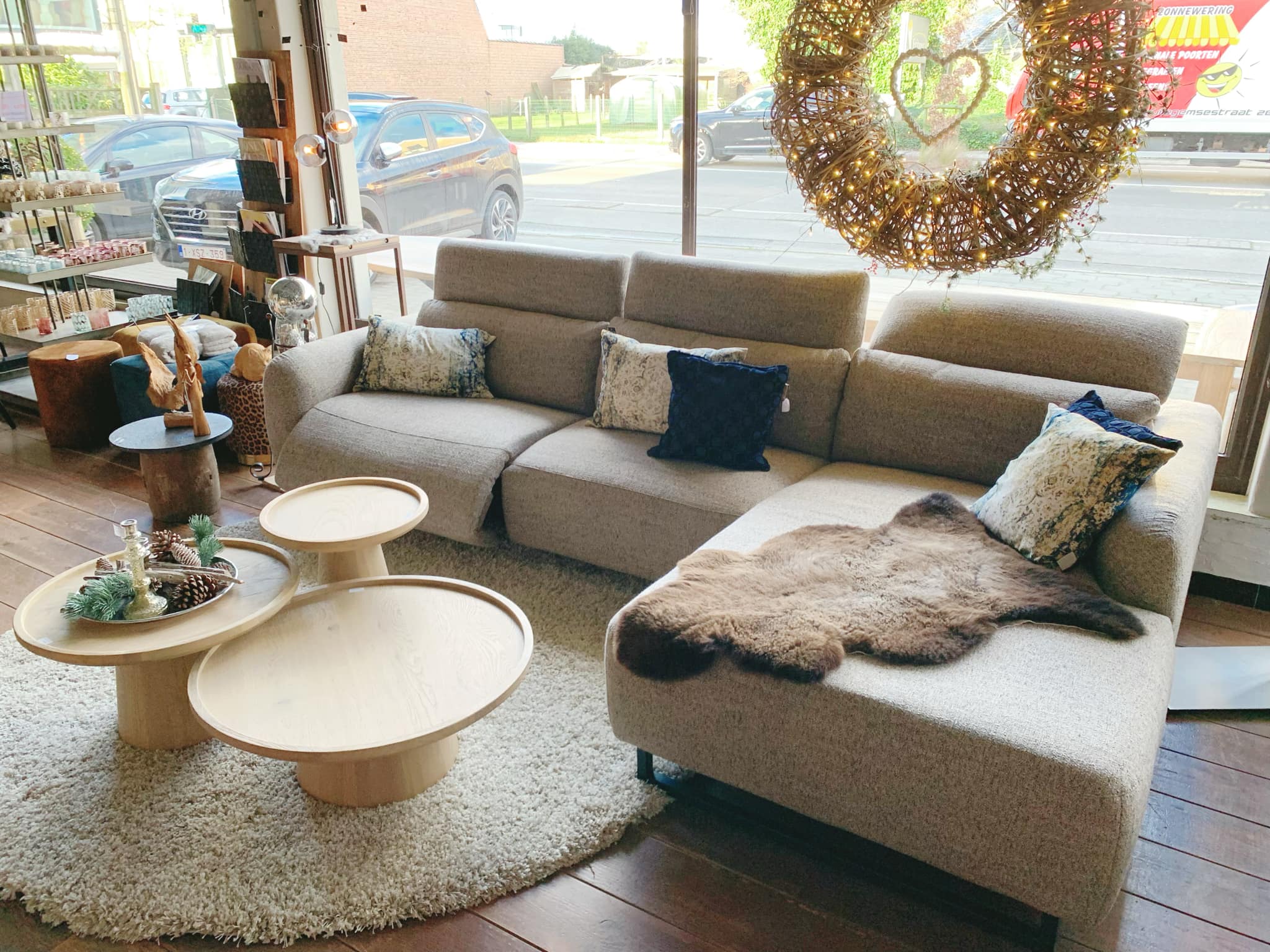 Salonset Pukser met relax en regelbare hoofdsteunen - GL