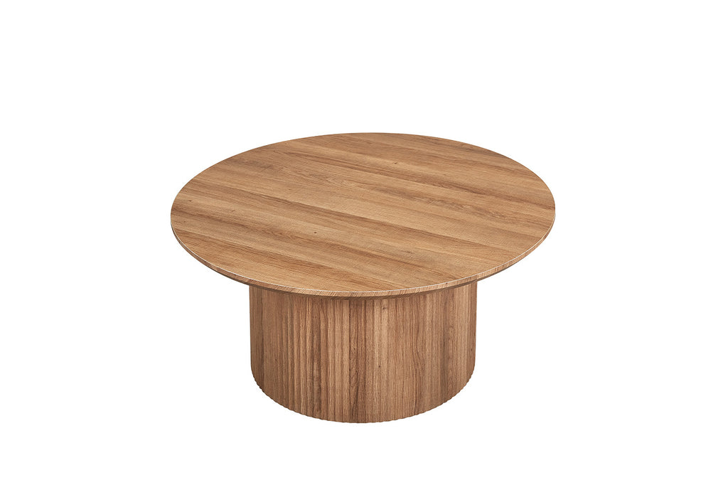 Salontafel 'Lagos' 80 rond decor oude eik RS