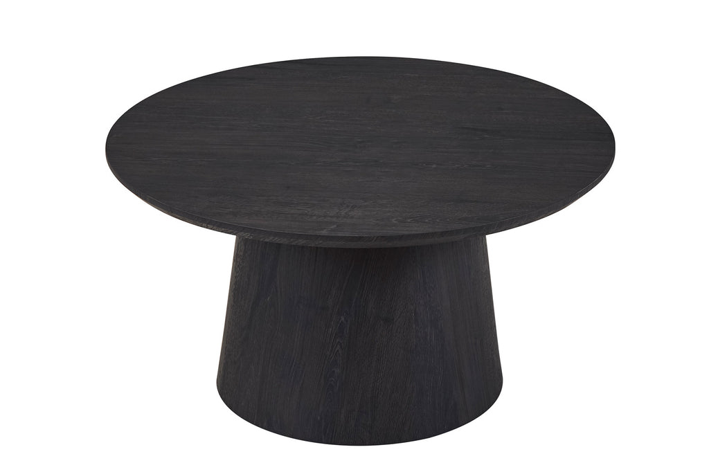 Salontafel 'Miklos' 80 cm rond donkerbruin - RS