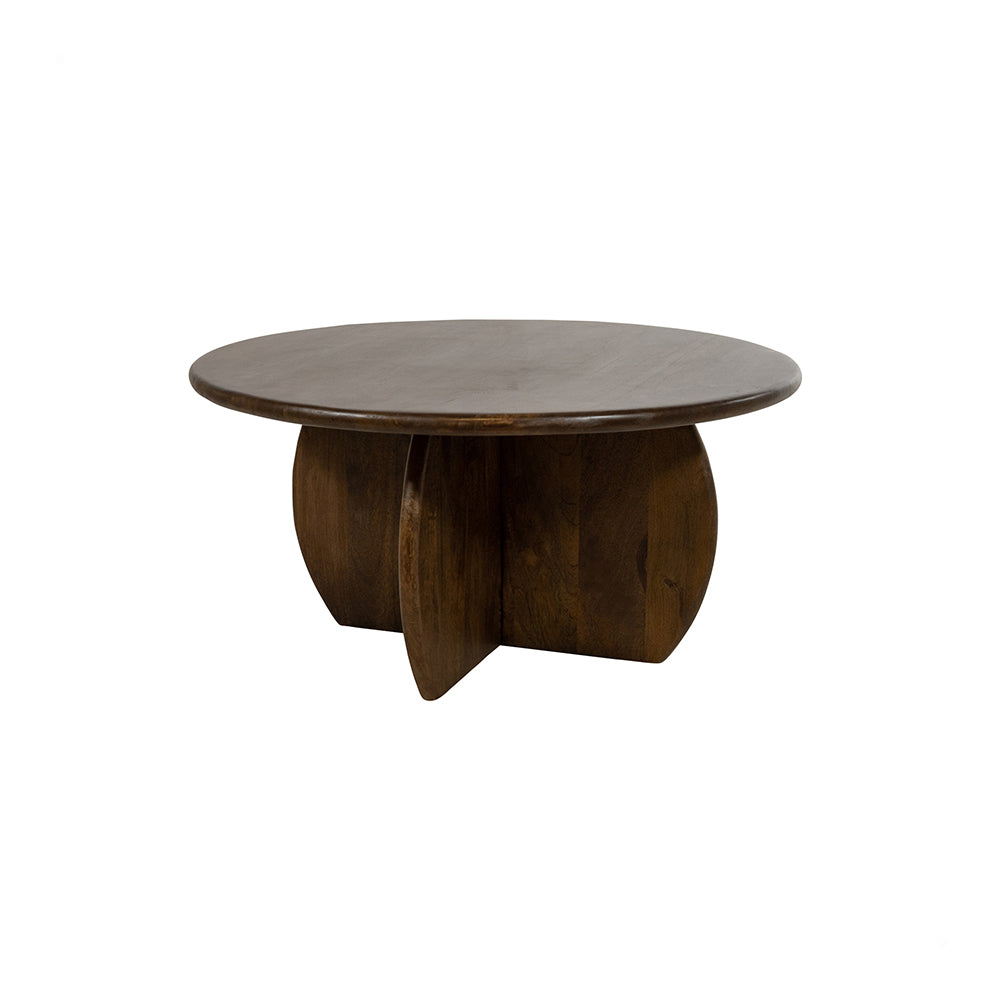 Salontafel Belly 80, mango Walnoot - NW