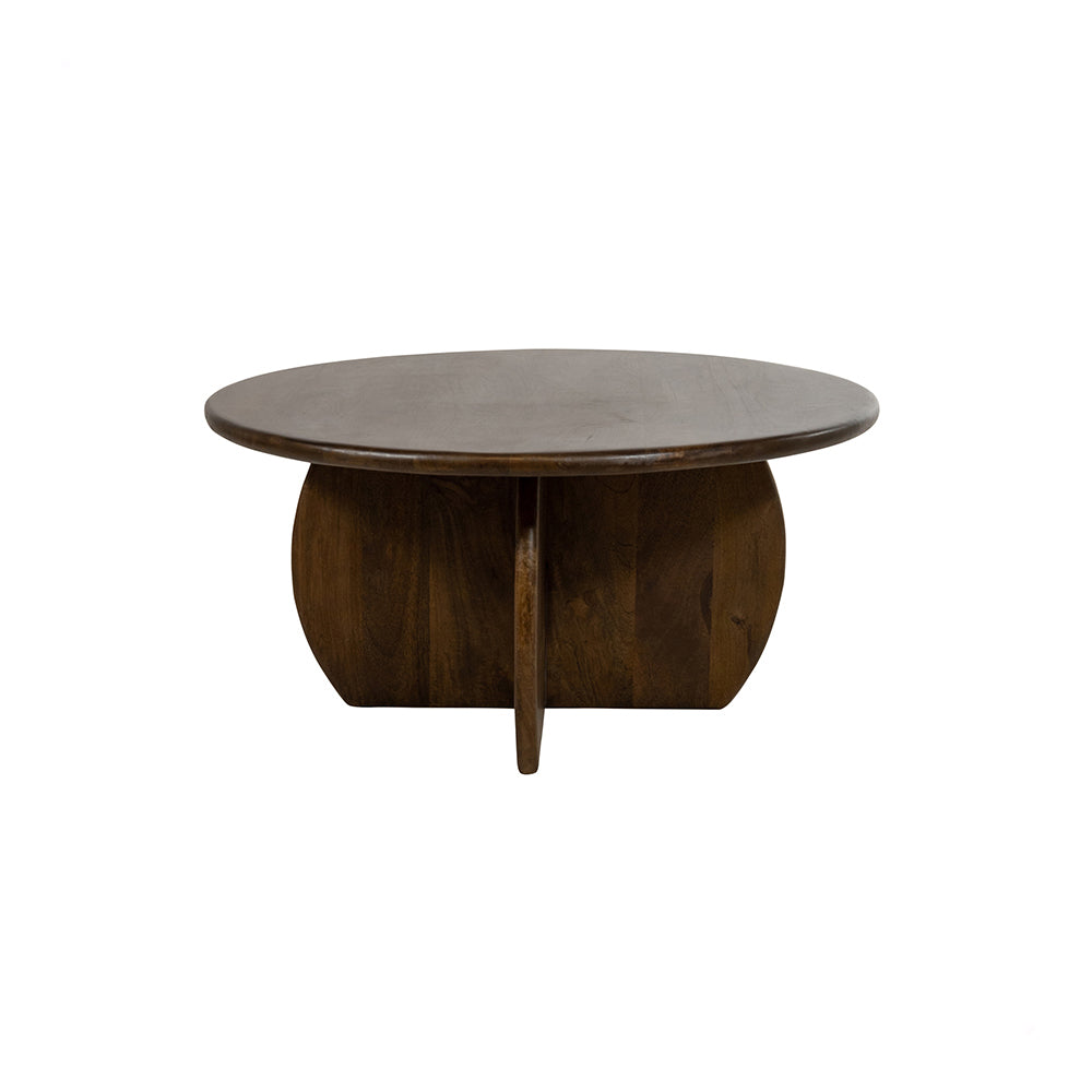 Salontafel Belly 80, mango Walnoot - NW