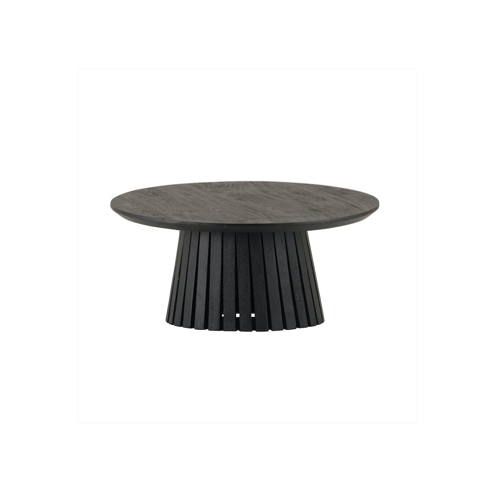 Salontafel Ø90, Acacia Zwart - NW
