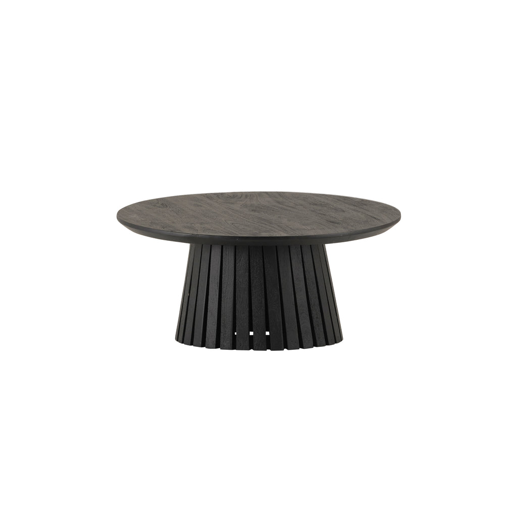 Salontafel Ø90, Acacia Zwart - NW