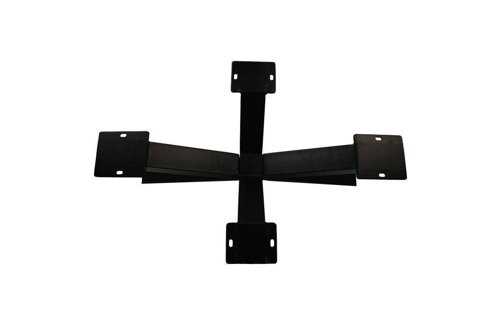 Salontafelonderstel Oakland - 3D-model - 90x60x40 - Gepoedercoat zwart - Metaal - HSM