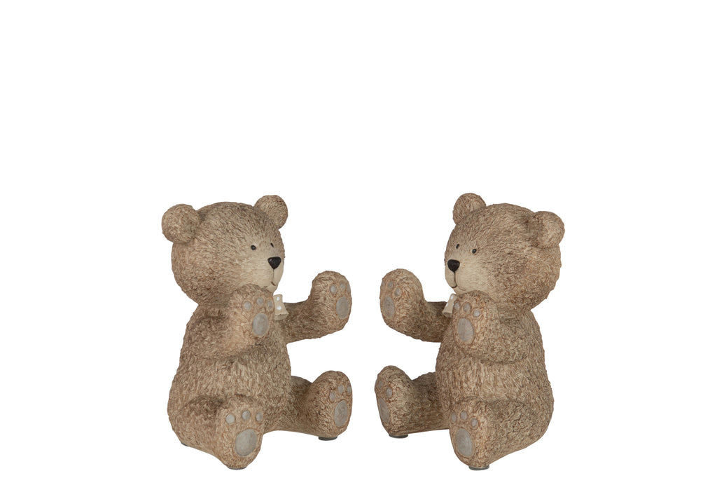 Boekensteun Teddy Poly Lichtbruin - J-LINE