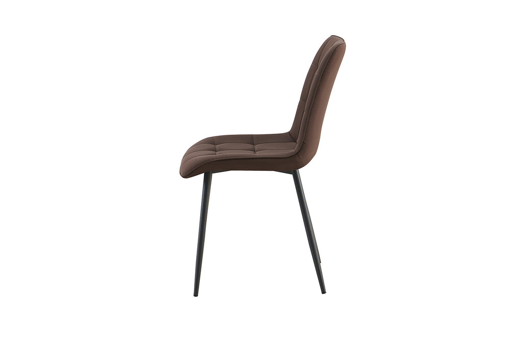Set van 4 stoelen 'Furas' PU Donkerbruin RS